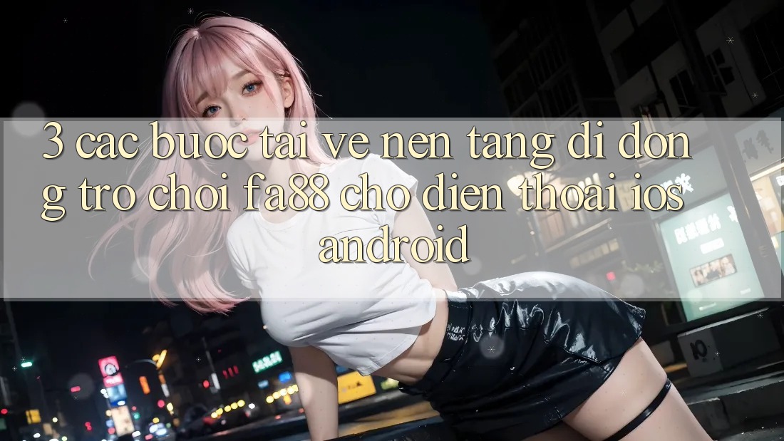 3. Các bước Tải về Nền tảng di động Trò chơi FA88 Cho Điện Thoại (iOS & Android)