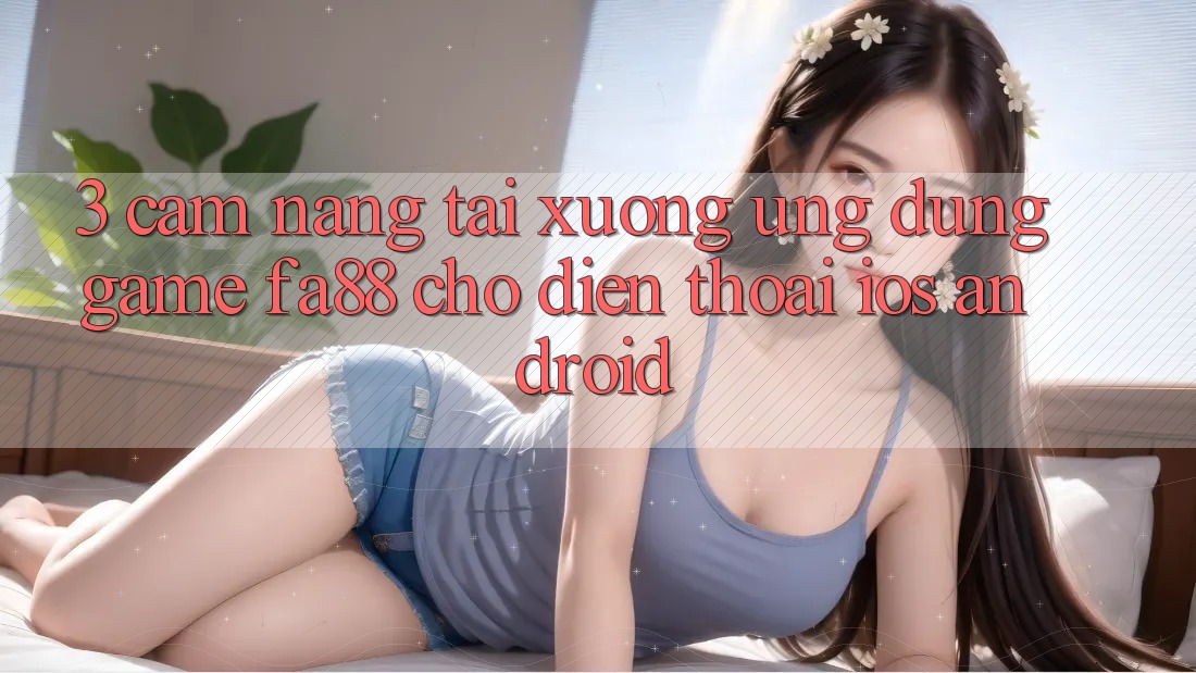 3. Cẩm nang Tải xuống Ứng Dụng Game FA88 Cho Điện Thoại (iOS & Android)