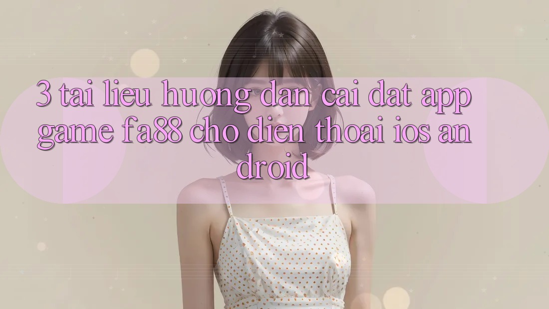 3. Tài liệu hướng dẫn Cài đặt App Game FA88 Cho Điện Thoại (iOS & Android)