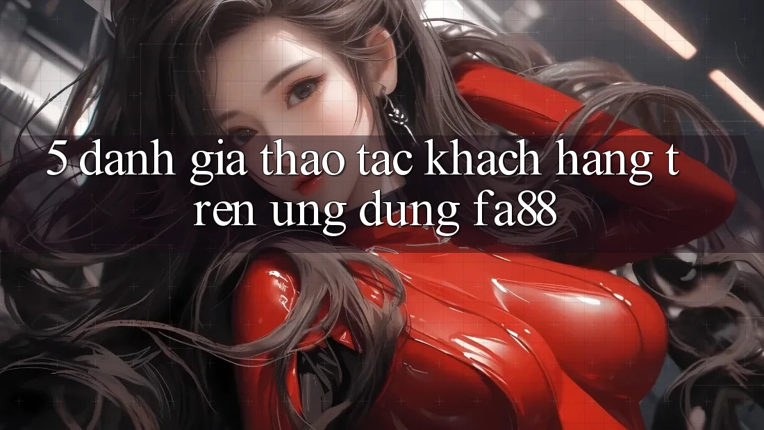 5. Đánh Giá Thao tác Khách hàng Trên Ứng Dụng FA88 5. Đánh Giá Thao tác Khách hàng Trên Ứng Dụng FA88