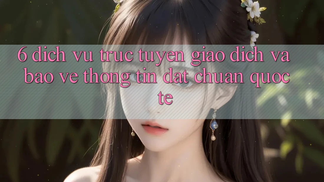 6. Dịch vụ trực tuyến Giao dịch Và Bảo vệ thông tin Đạt Chuẩn Quốc Tế 6. Dịch vụ trực tuyến Giao dịch Và Bảo vệ thông tin Đạt Chuẩn Quốc Tế