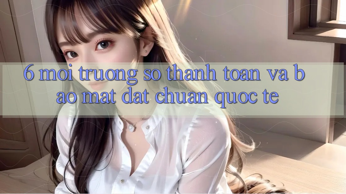 6. Môi trường số Thanh Toán Và Bảo Mật Đạt Chuẩn Quốc Tế