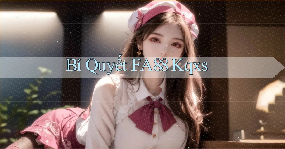 bí quyết fa88 kqxs