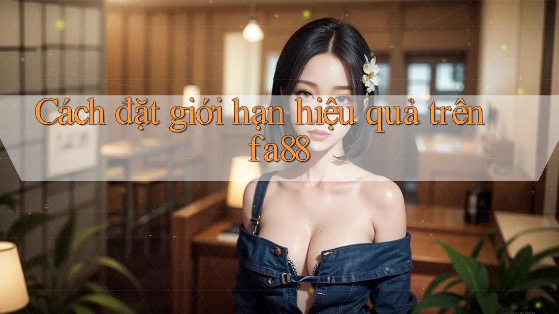Cách đặt giới hạn hiệu quả trên fa88