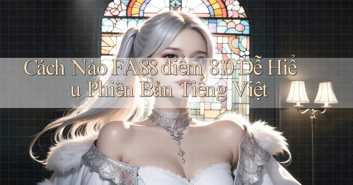 Cách nào fa88 điểm 810 dễ hiểu phiên bản tiếng Việt