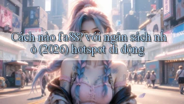 Cách nào fa88 với ngân sách nhỏ (2026) hotspot di động