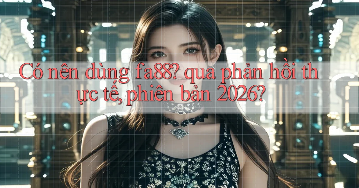 Có nên dùng fa88 qua phản hồi thực tế, phiên bản 2026