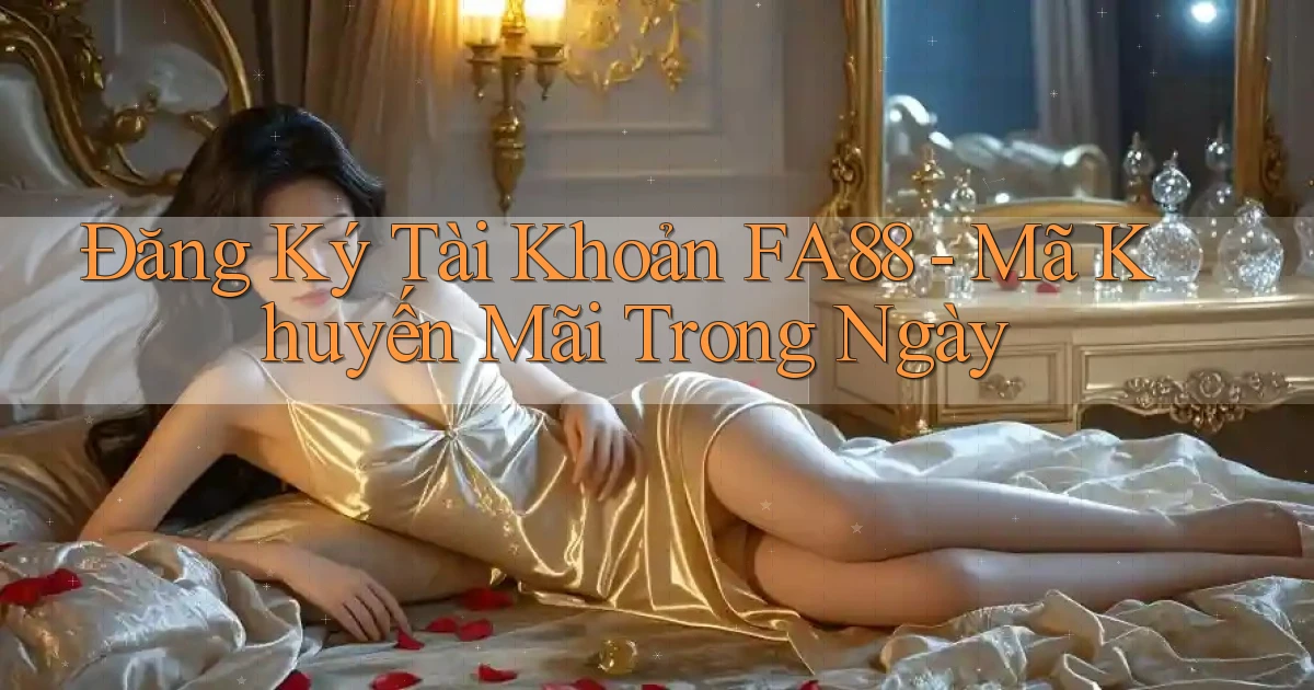 đăng ký tài khoản fa88 mã khuyến mãi trong ngày
