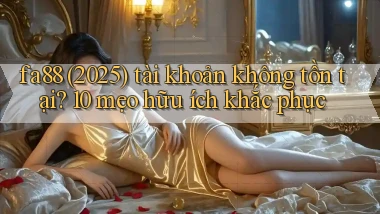 fa88 (2025) tài khoản không tồn tại 10 mẹo hữu ích khắc phục