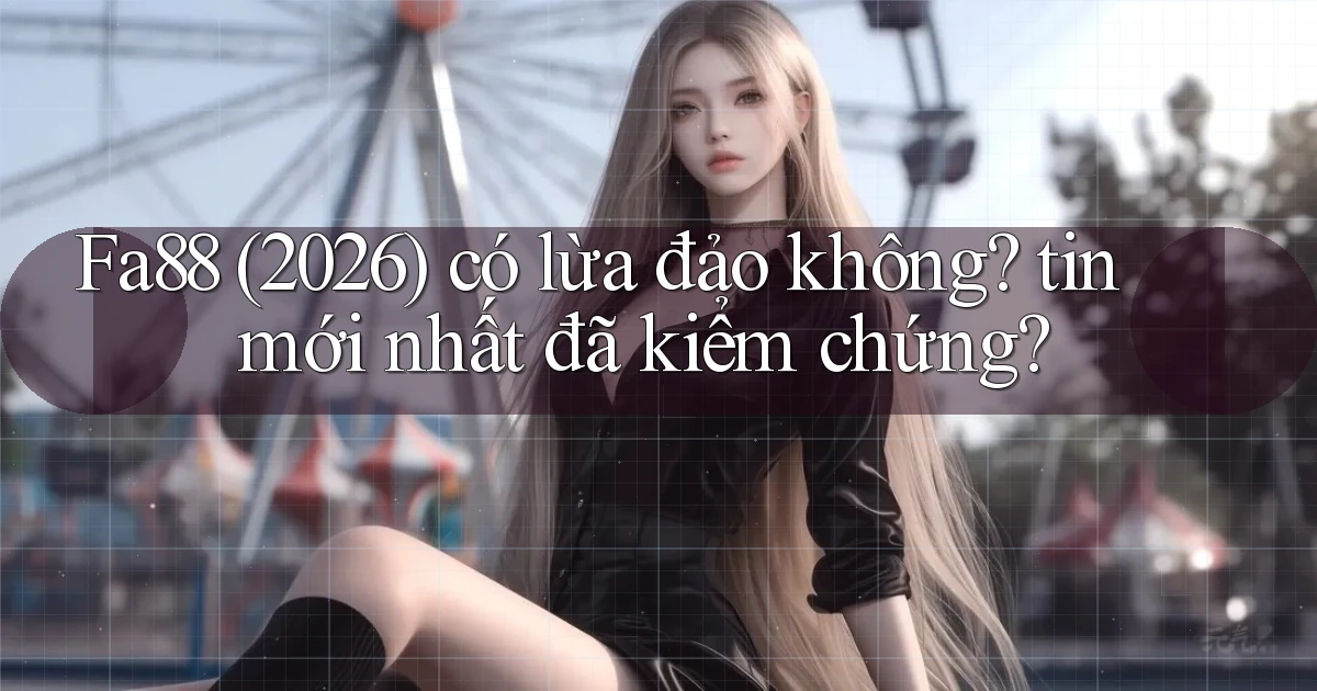 Fa88 (2026) có lừa đảo không tin mới nhất đã kiểm chứng