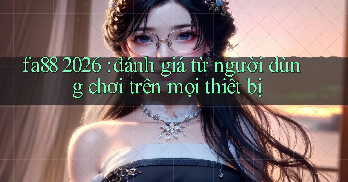 fa88 2026 đánh giá từ người dùng chơi trên mọi thiết bị