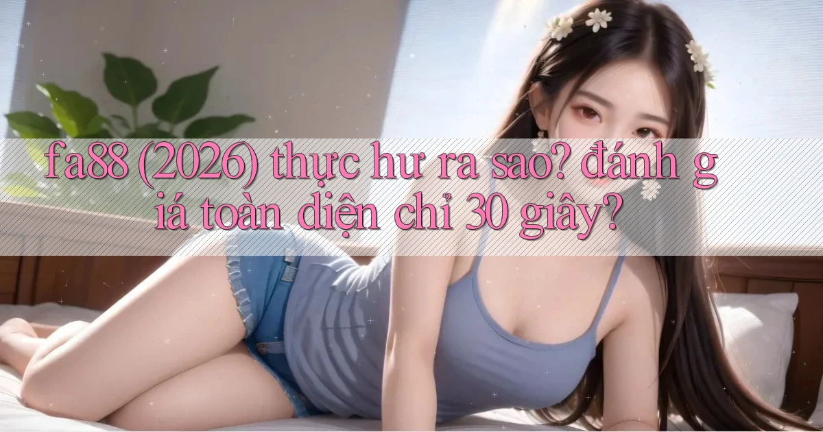 fa88 (2026) thực hư ra sao đánh giá toàn diện chỉ 30 giây