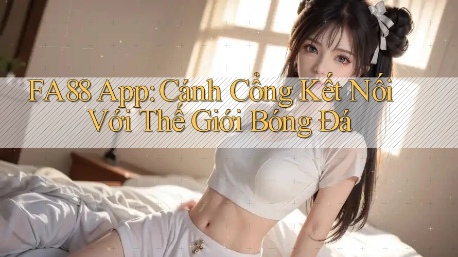 FA88 App: Cánh Cổng Kết Nối Với Thế Giới Bóng Đá