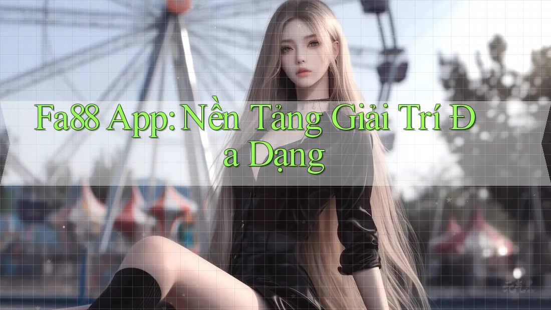 Fa88 App: Nền Tảng Giải Trí Đa Dạng