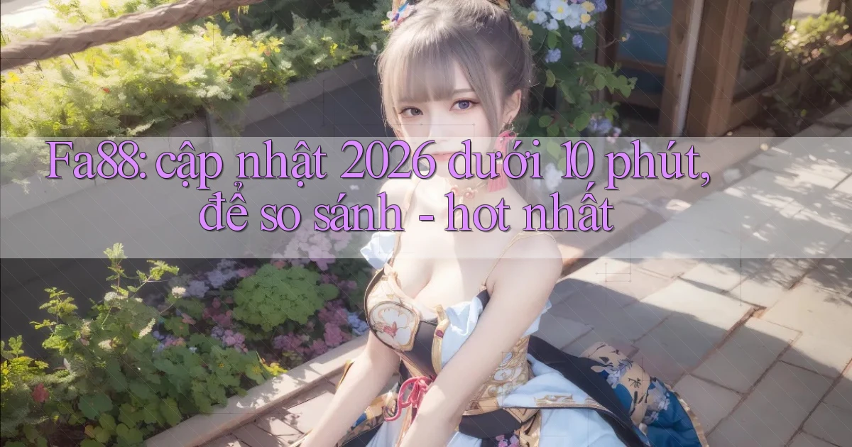 Fa88 cập nhật 2026 dưới 10 phút, để so sánh   hot nhất