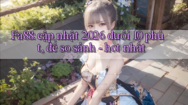 Fa88 cập nhật 2026 dưới 10 phút, để so sánh   hot nhất