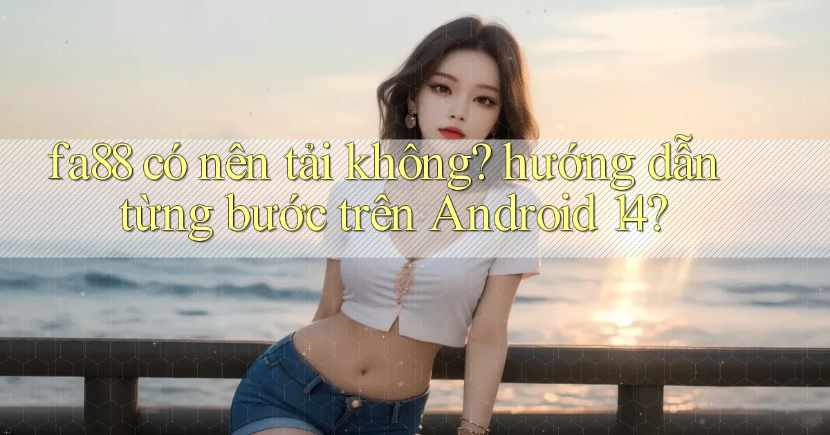 fa88 có nên tải không hướng dẫn từng bước trên Android 14