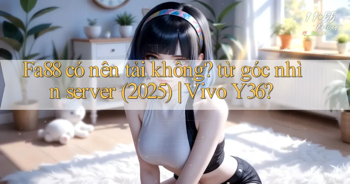 Fa88 có nên tải không từ góc nhìn server (2025) Vivo Y36