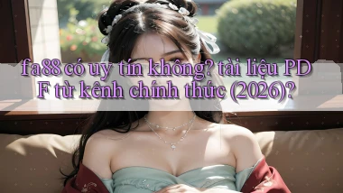 fa88 có uy tín không tài liệu PDF từ kênh chính thức (2026)