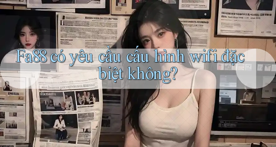 Fa88 có yêu cầu cấu hình wifi đặc biệt không? Fa88 có yêu cầu cấu hình wifi đặc biệt không?