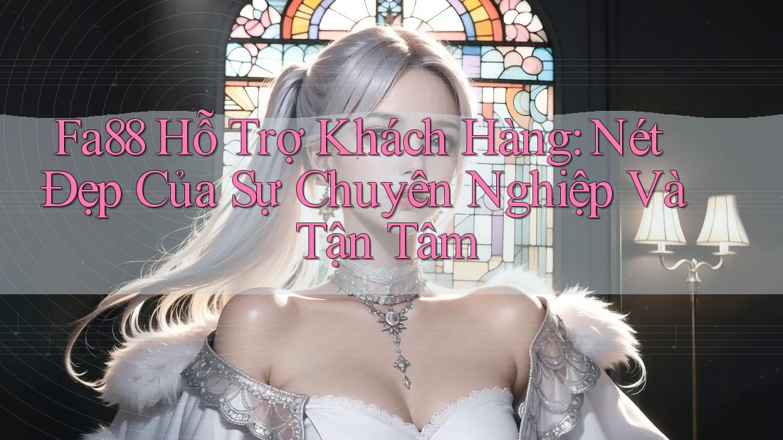 Fa88 Hỗ Trợ Khách Hàng: Nét Đẹp Của Sự Chuyên Nghiệp Và Tận Tâm