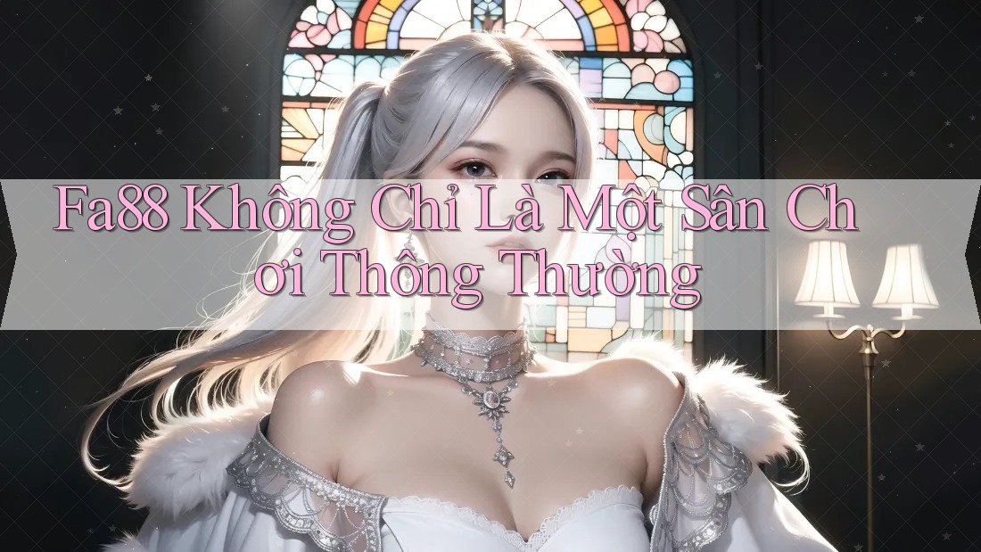 Fa88 Không Chỉ Là Một Sân Chơi Thông Thường