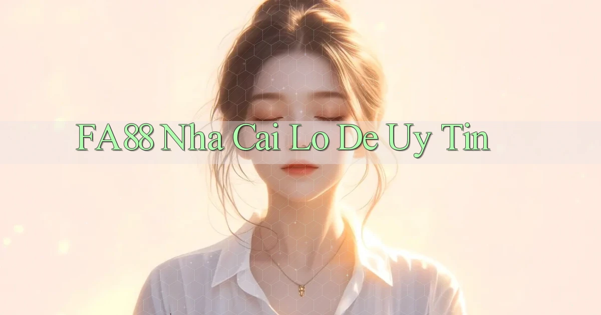 fa88  nha cai lo de uy tin