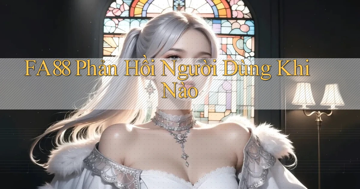 fa88 phản hồi người dùng khi nào