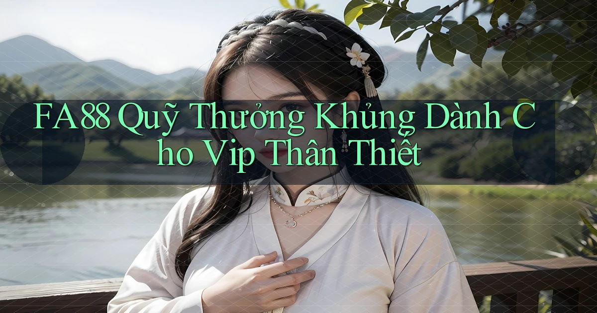 fa88  quỹ thưởng khủng dành cho vip thân thiết