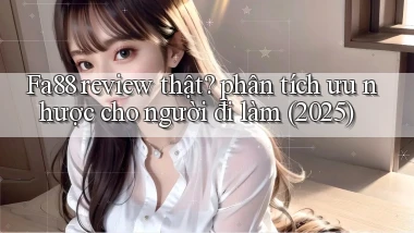 Fa88 review thật phân tích ưu nhược cho người đi làm (2025)