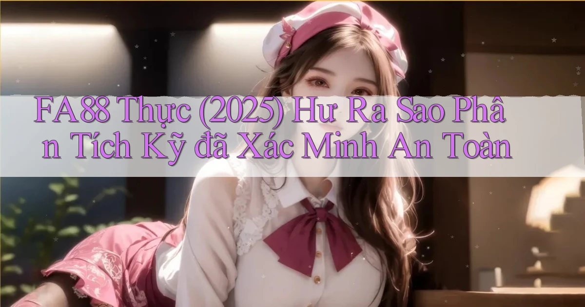 fa88 thực (2025) hư ra sao phân tích kỹ đã xác minh an toàn