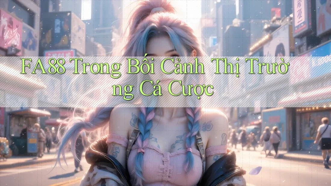 FA88 Trong Bối Cảnh Thị Trường Cá Cược FA88 Trong Bối Cảnh Thị Trường Cá Cược