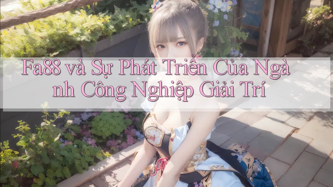 Fa88 và Sự Phát Triển Của Ngành Công Nghiệp Giải Trí