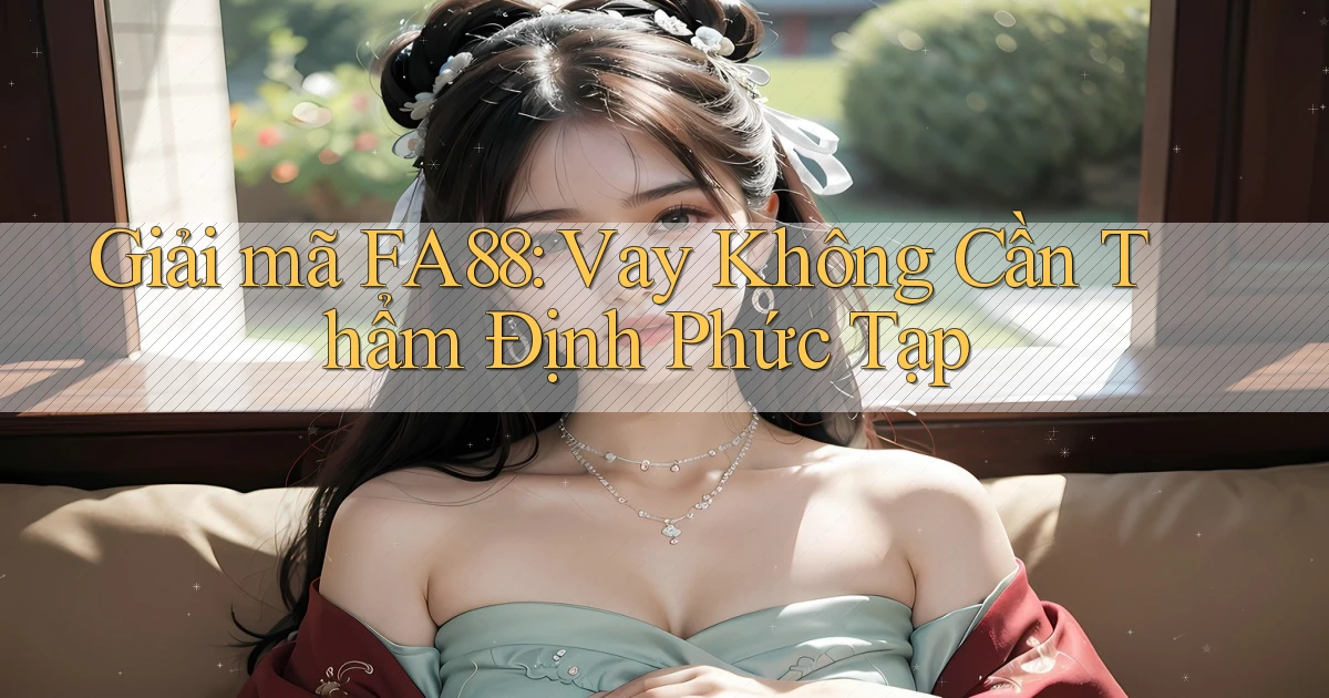 giải mã fa88 vay không cần thẩm định phức tạp