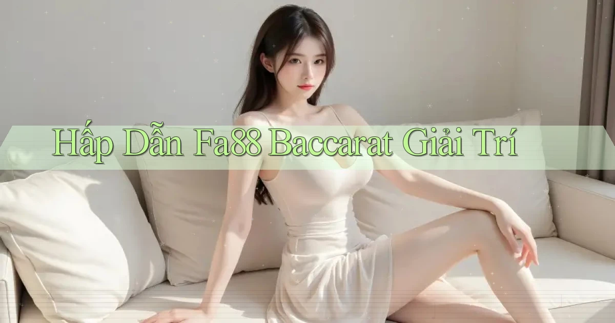 hấp dẫn fa88 baccarat giải trí