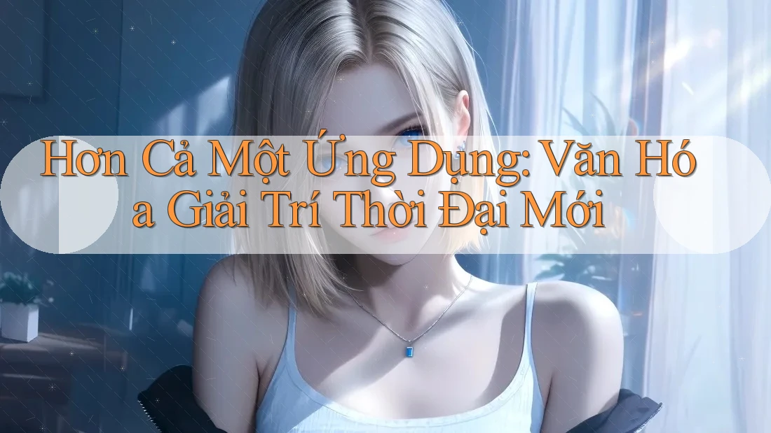 Hơn Cả Một Ứng Dụng: Văn Hóa Giải Trí Thời Đại Mới