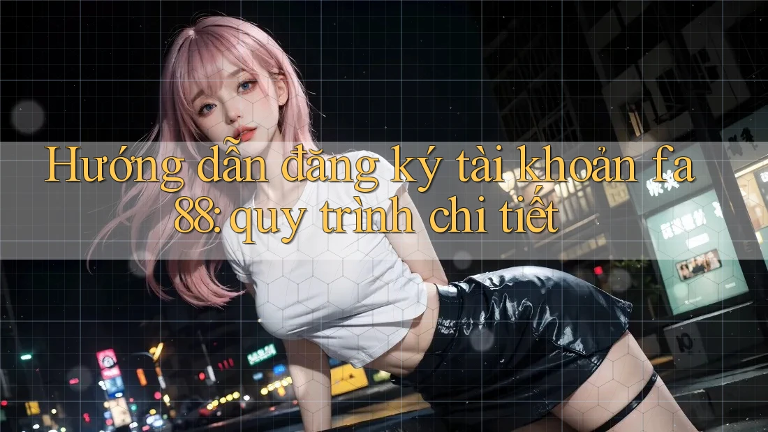 Hướng dẫn đăng ký tài khoản fa88: quy trình chi tiết Hướng dẫn đăng ký tài khoản fa88: quy trình chi tiết