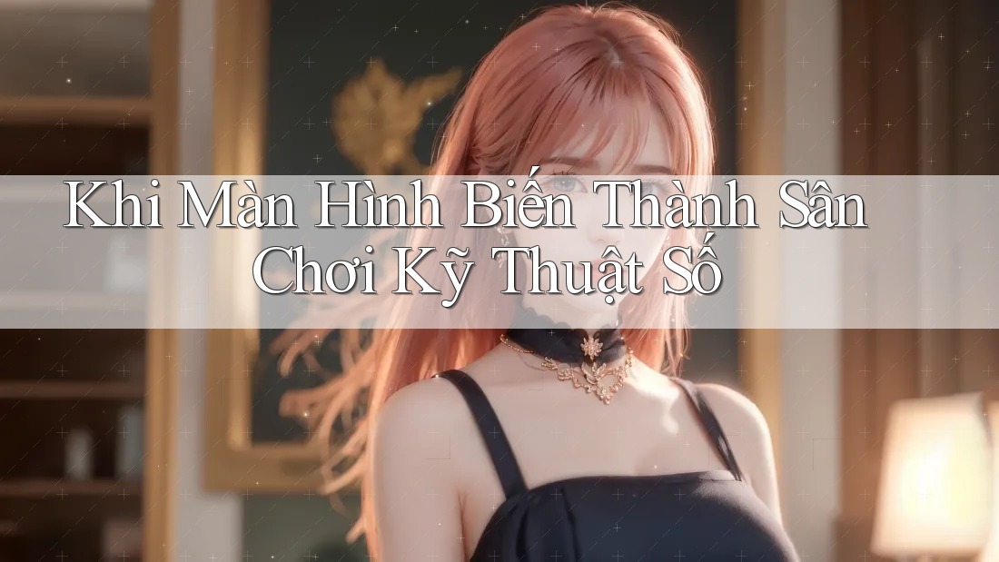 Khi Màn Hình Biến Thành Sân Chơi Kỹ Thuật Số Khi Màn Hình Biến Thành Sân Chơi Kỹ Thuật Số