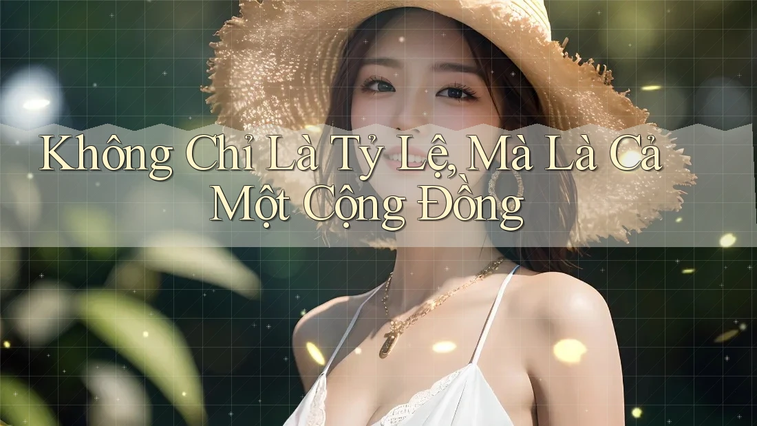Không Chỉ Là Tỷ Lệ, Mà Là Cả Một Cộng Đồng Không Chỉ Là Tỷ Lệ, Mà Là Cả Một Cộng Đồng