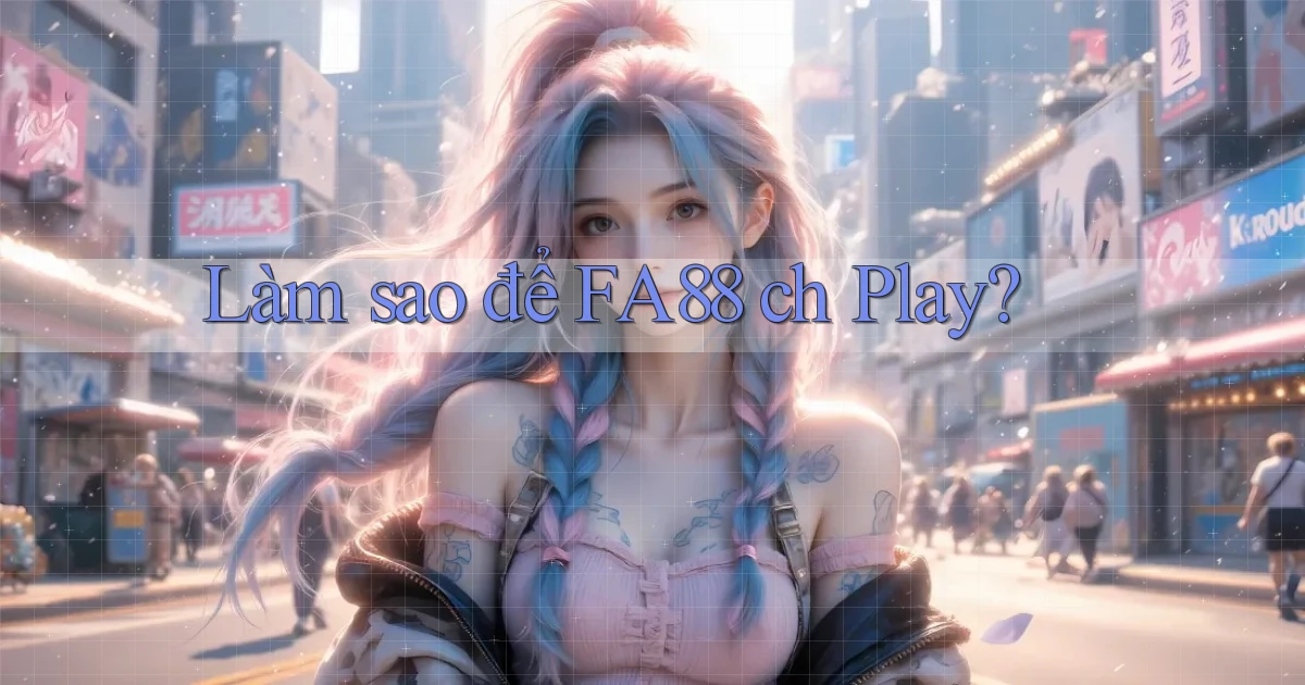 làm sao để fa88 ch play