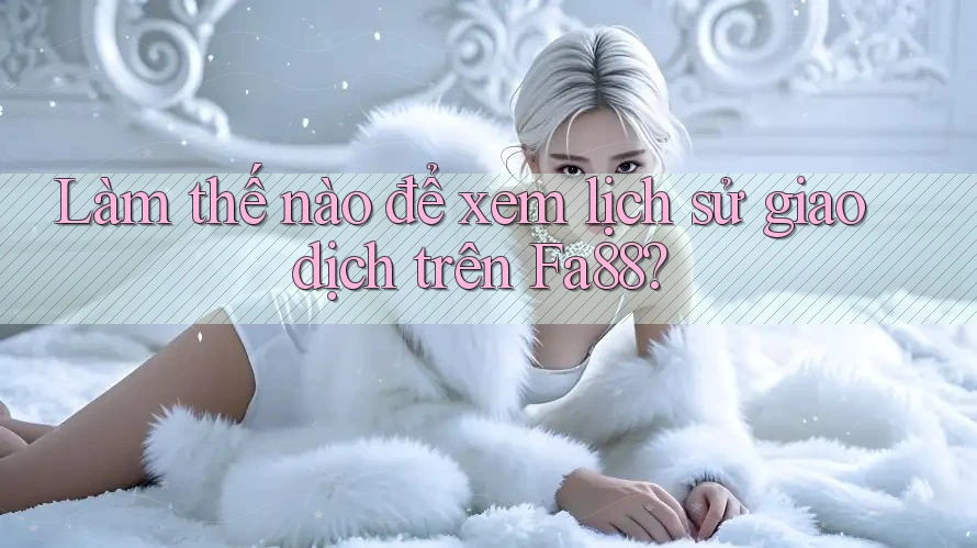 Làm thế nào để xem lịch sử giao dịch trên Fa88? Làm thế nào để xem lịch sử giao dịch trên Fa88?