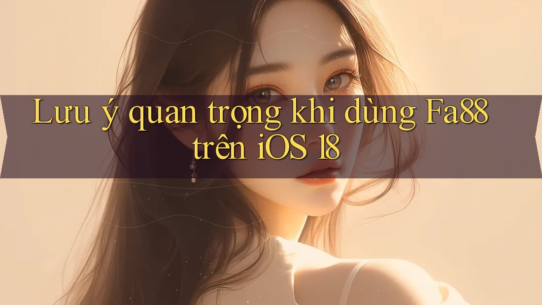Lưu ý quan trọng khi dùng Fa88 trên iOS 18