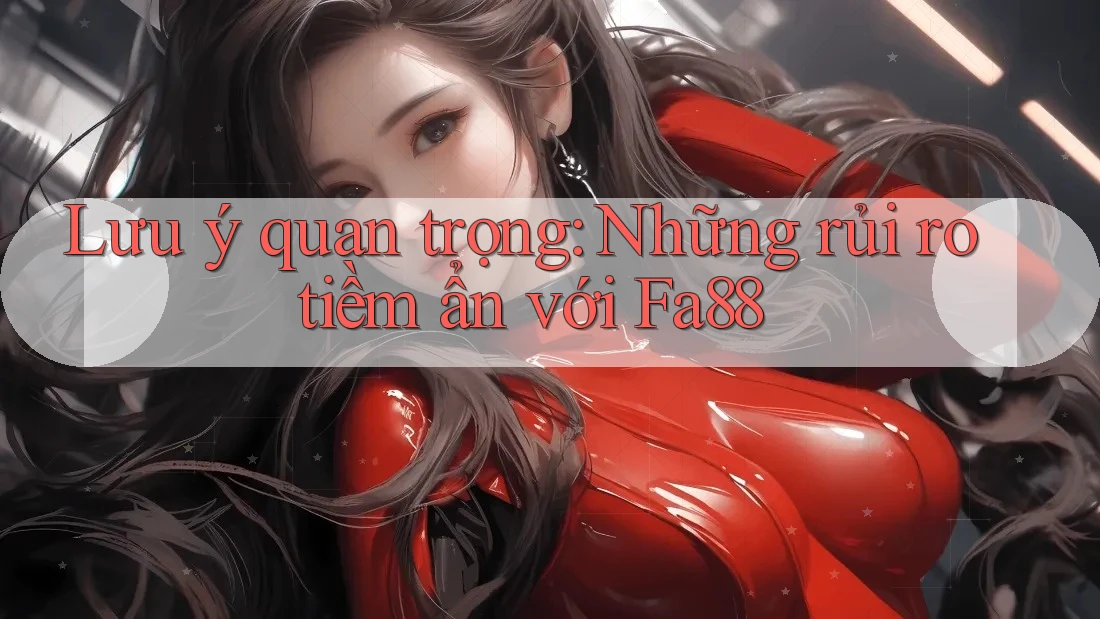 Lưu ý quan trọng: Những rủi ro tiềm ẩn với Fa88 Lưu ý quan trọng: Những rủi ro tiềm ẩn với Fa88