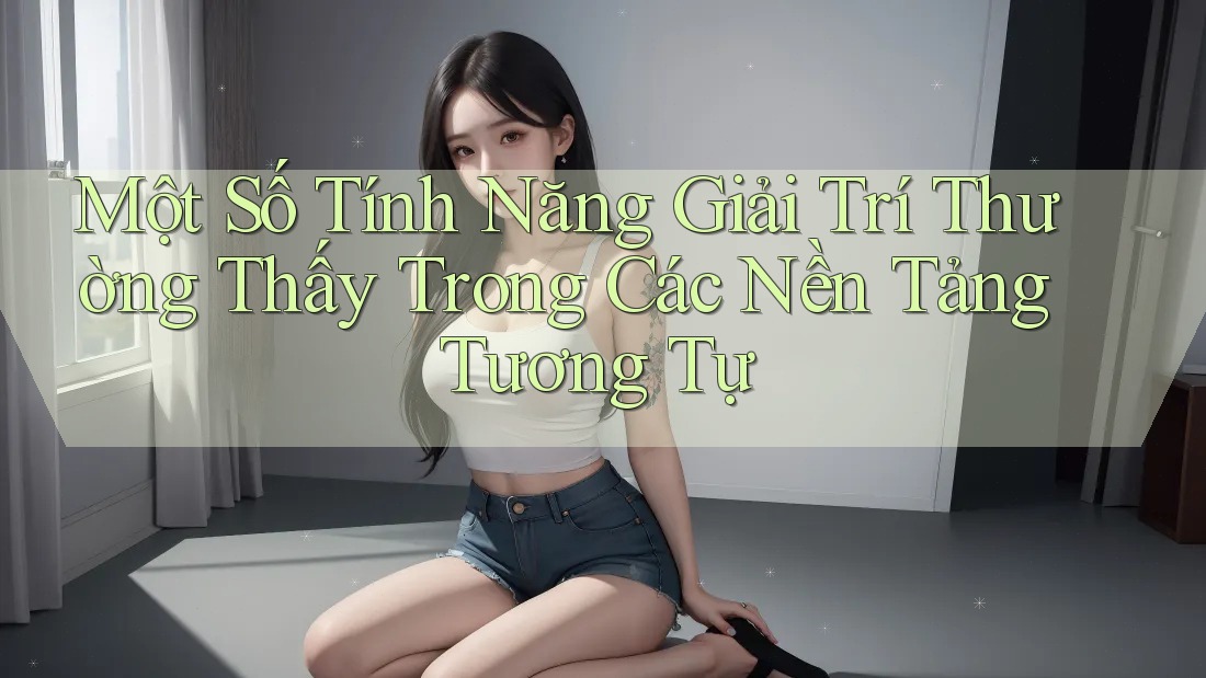 Một Số Tính Năng Giải Trí Thường Thấy Trong Các Nền Tảng Tương Tự