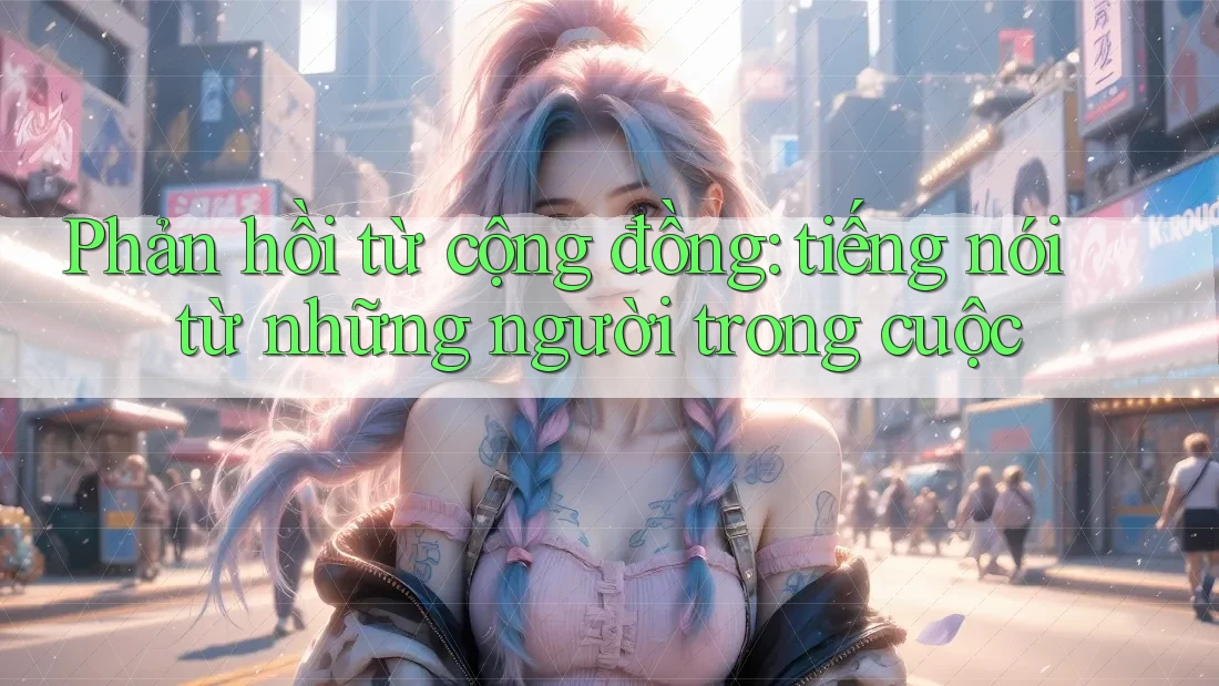 Phản hồi từ cộng đồng: tiếng nói từ những người trong cuộc
