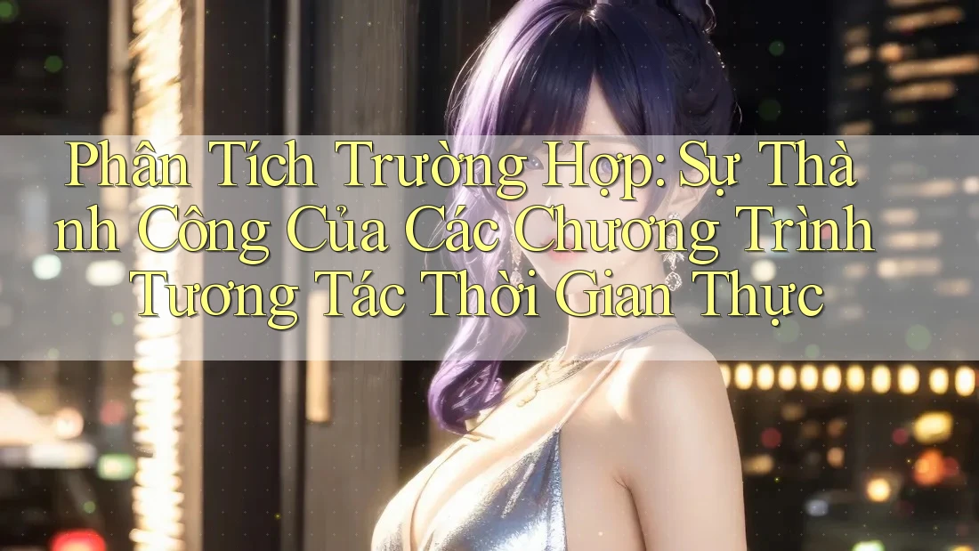 Phân Tích Trường Hợp: Sự Thành Công Của Các Chương Trình Tương Tác Thời Gian Thực