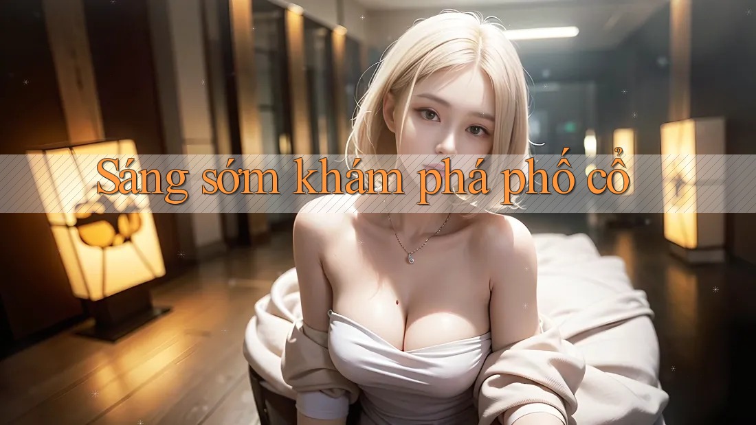 Sáng sớm khám phá phố cổ