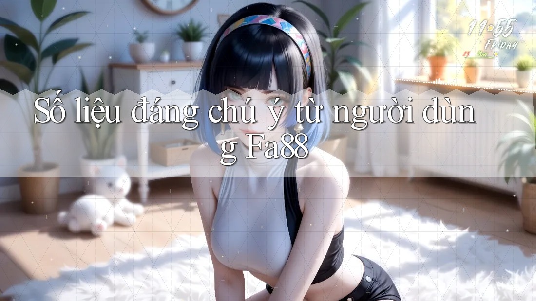 Số liệu đáng chú ý từ người dùng Fa88