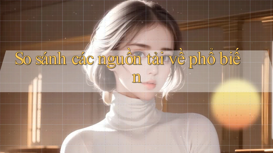 So sánh các nguồn tải về phổ biến