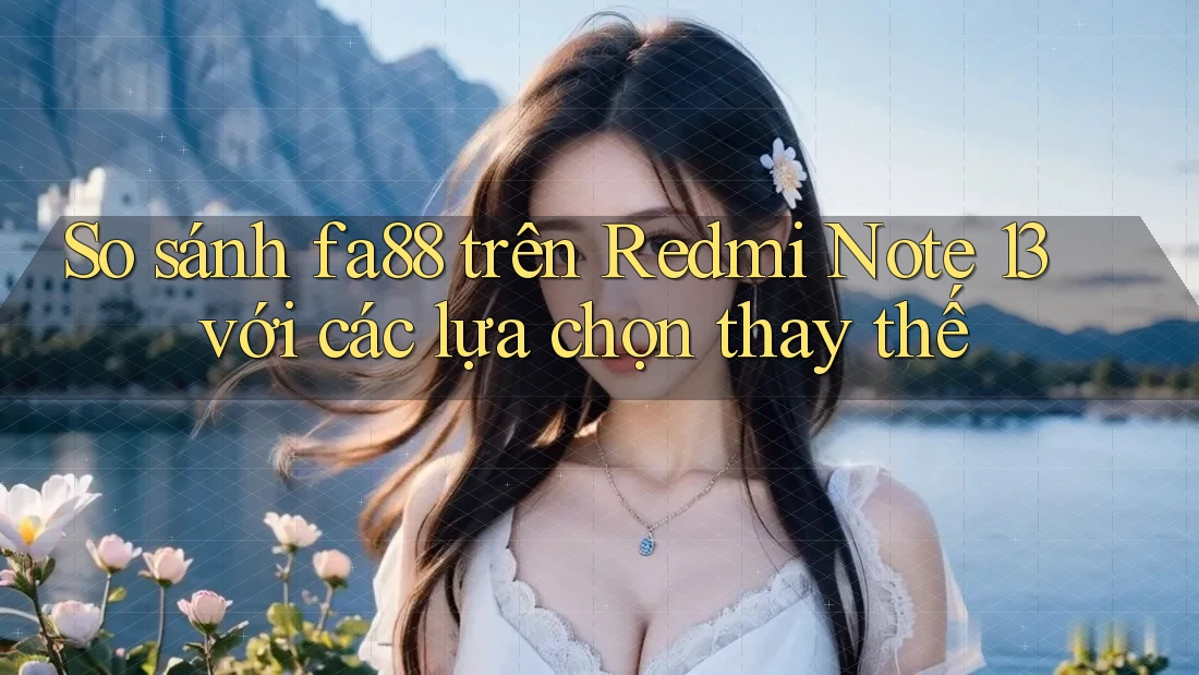 So sánh fa88 trên Redmi Note 13 với các lựa chọn thay thế So sánh fa88 trên Redmi Note 13 với các lựa chọn thay thế